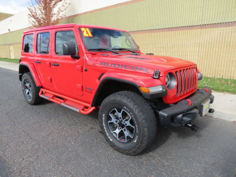 2021 Jeep Wrangler Unlimited for sale at M & J Leasing & Rentals in Filer ID
