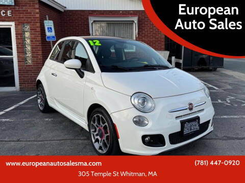 2012 FIAT 500 for sale at European Auto Sales in Whitman MA