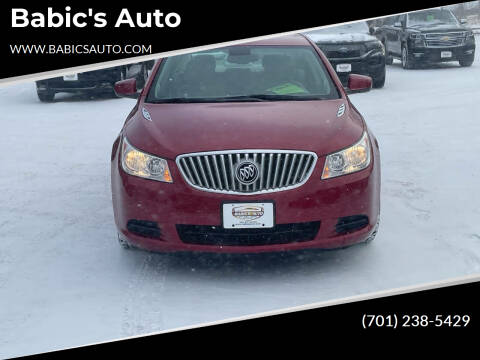 2012 Buick LaCrosse for sale at Babic's Auto in Fergus Falls MN