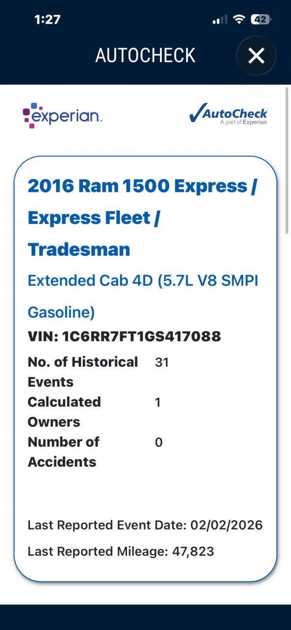 Gray 2016 Ram 1500 Express 4x4 Express 4dr Quad Cab 6.3 ft. SB Pickup 31