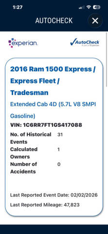 2016 RAM 1500 Express