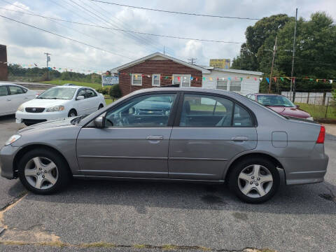 2005 Honda Civic for sale at One Stop Auto Group in Anderson SC