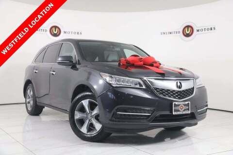2014 Acura MDX for sale at INDY'S UNLIMITED MOTORS - UNLIMITED MOTORS in Westfield IN