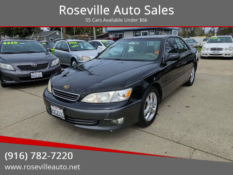 2000 Lexus ES 300 for sale at Roseville Auto Sales in Roseville CA