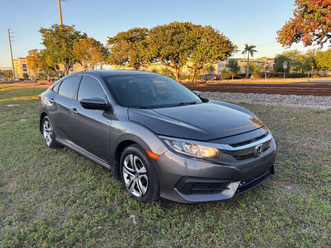2016 Honda Civic for sale at UNITED AUTO BROKERS in Hollywood FL