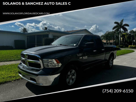 2017 RAM 1500 for sale at SOLANOS & SANCHEZ AUTO SALES C in Hollywood FL