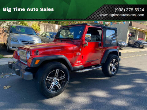 2003 Jeep Wrangler for sale at Big Time Auto Sales in Vauxhall NJ