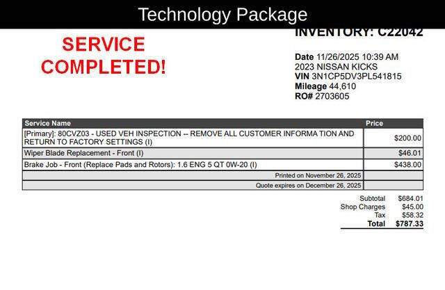 2023 Nissan Kicks SR