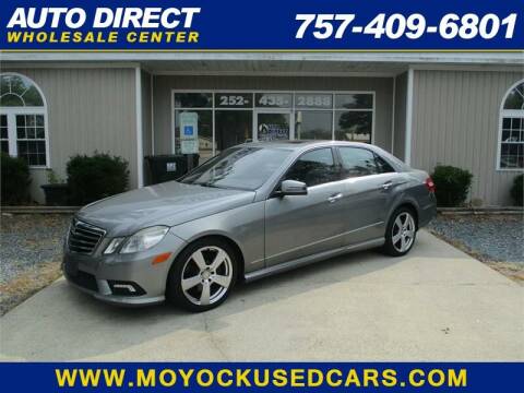 2010 Mercedes-Benz E-Class for sale at Auto Direct Wholesale Center in Moyock NC
