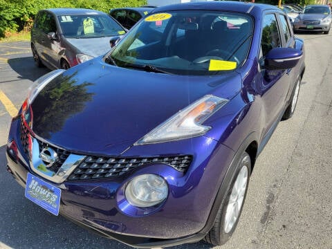 2016 Nissan JUKE for sale at Howe's Auto Sales in Lowell MA