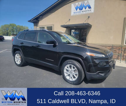 2018 Jeep Cherokee for sale at Western Mountain Bus & Auto Sales in Nampa ID