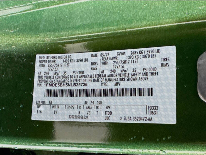 2022 Ford Bronco Big Bend