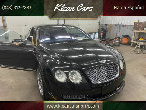 2005 Bentley Continental for sale at Klean Cars in Summerville SC