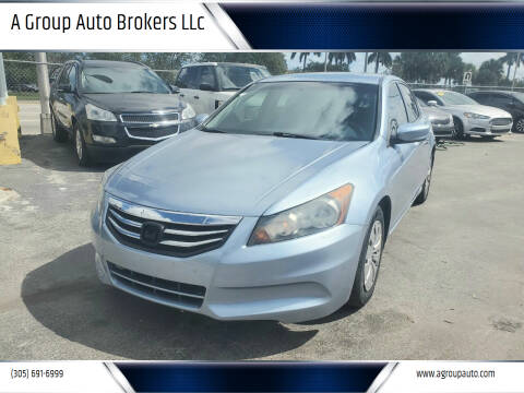 2011 Honda Accord for sale at A Group Auto Brokers LLc in Opa-Locka FL