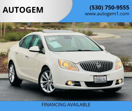 2013 Buick Verano for sale at AUTOGEM in Davis CA