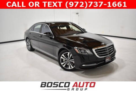 2018 Mercedes-Benz S-Class for sale at Bosco Auto Group in Flower Mound TX