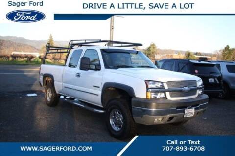 2003 Chevrolet Silverado 2500HD for sale at Sager Ford in Saint Helena CA