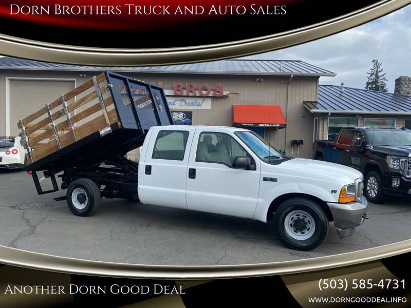 2001 Ford F250 Dump for sale at Dorn Brothers Truck and Auto Sales in Salem OR