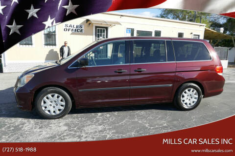 2008 Honda Odyssey for sale at MILLS CAR SALES INC in Clearwater FL