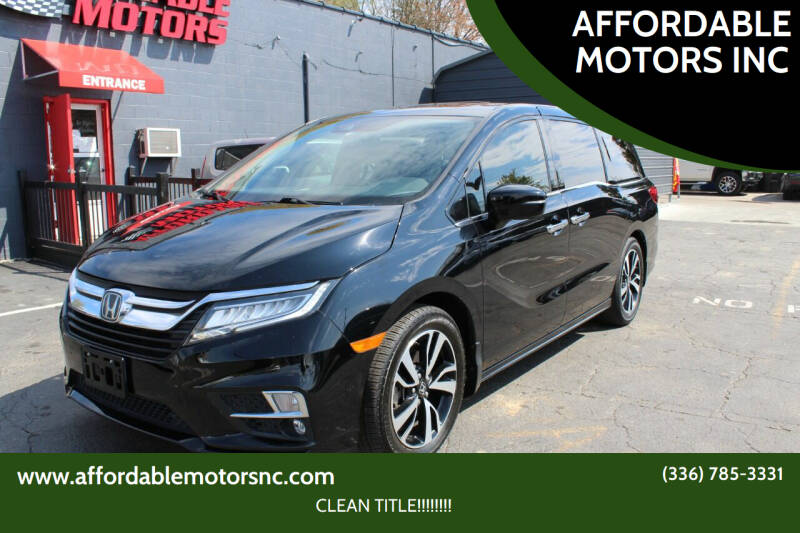 2018 Honda Odyssey for sale at AFFORDABLE MOTORS INC in Winston Salem NC