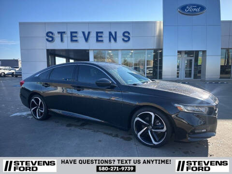 2018 Honda Accord for sale at STEVENS FORD in Enid OK