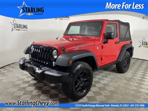 2016 Jeep Wrangler for sale at Pedro @ Starling Chevrolet in Orlando FL