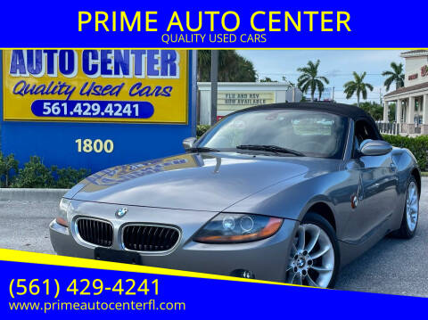 2004 BMW Z4 for sale at PRIME AUTO CENTER in Palm Springs FL