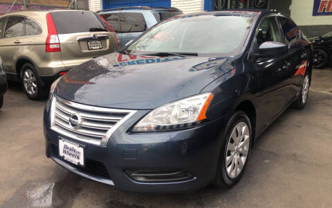 2015 Nissan Sentra for sale at DEALS ON WHEELS in Newark NJ