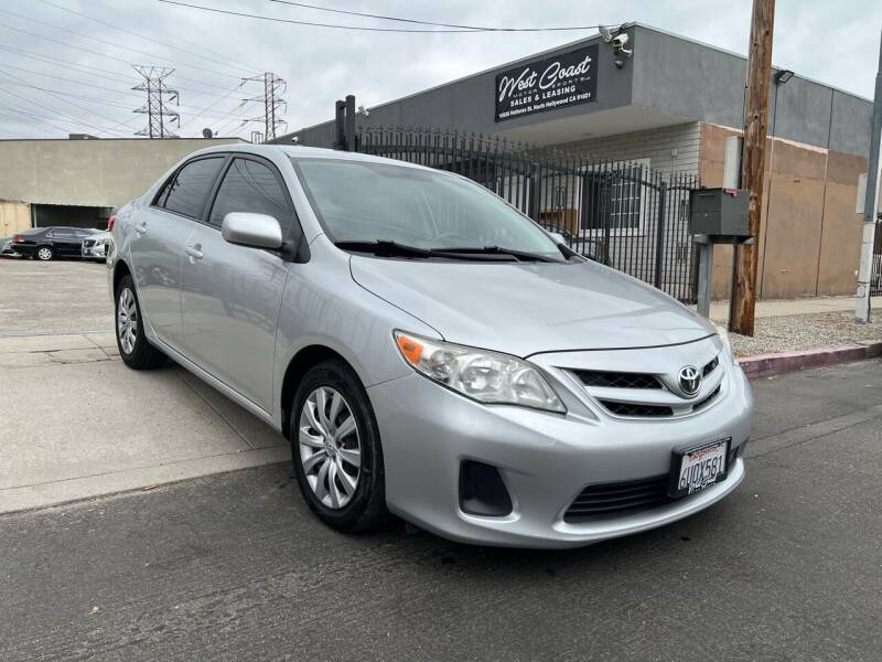 2012 Toyota Corolla for sale at West Coast Motor Sports in North Hollywood CA