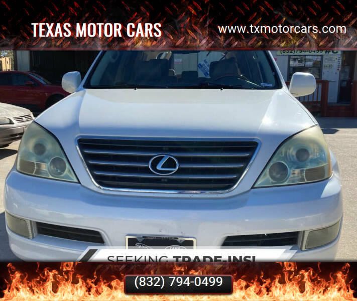 2007 Lexus GX 470 for sale at TEXAS MOTOR CARS in Houston TX