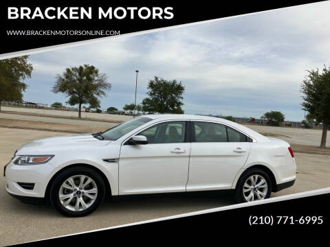 2011 Ford Taurus for sale at BRACKEN MOTORS in San Antonio TX