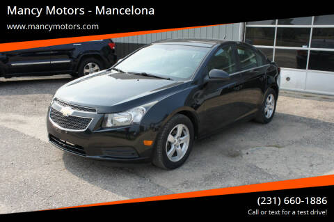 2011 Chevrolet Cruze for sale at Mancy Motors in Mancelona MI
