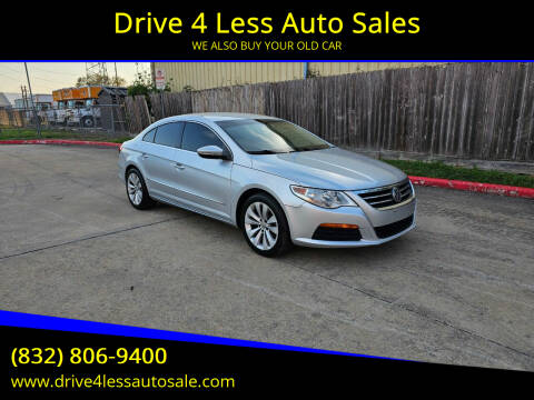 2012 Volkswagen CC for sale at Drive 4 Less Auto Sales in Houston TX