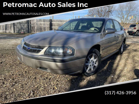 2003 Chevrolet Impala for sale at Petromac Auto Sales Inc in Indianapolis IN