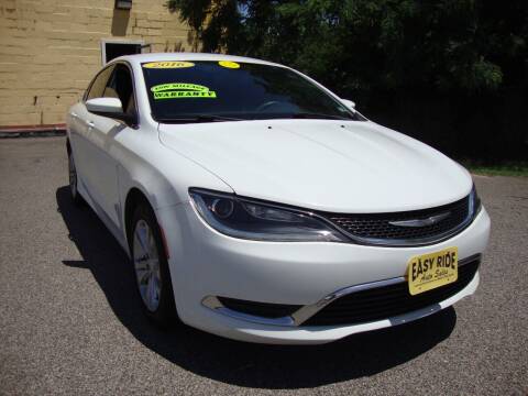 2016 Chrysler 200 for sale at Easy Ride Auto Sales Inc in Chester VA