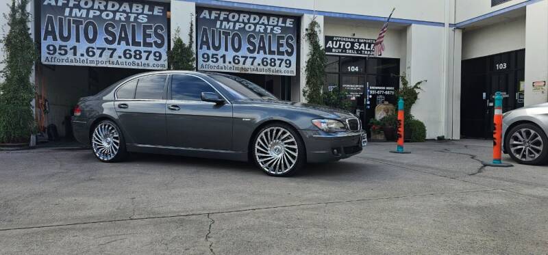 2006 BMW 7 Series for sale at Affordable Imports Auto Sales in Murrieta CA