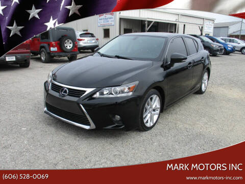 2016 Lexus CT 200h for sale at Mark Motors Inc in Gray KY