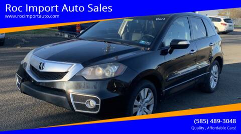 2011 Acura RDX for sale at Roc Import Auto Sales in Rochester NY