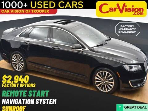 2018 Lincoln MKZ Hybrid for sale at Car Vision of Trooper in Norristown PA