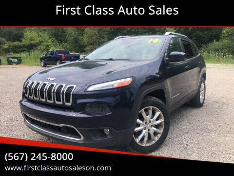 2014 Jeep Cherokee for sale at First Class Auto Sales in Fostoria OH