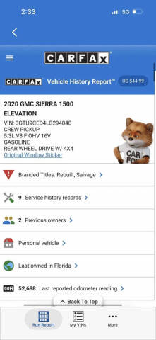 2020 GMC Sierra 1500