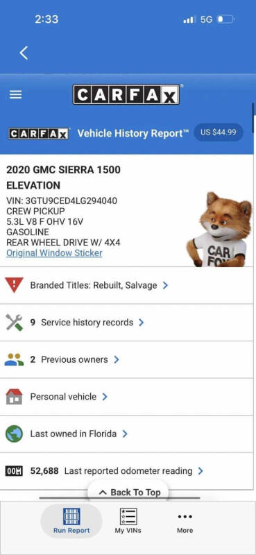 2020 GMC Sierra 1500