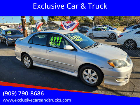 2005 Toyota Corolla for sale at Exclusive Car & Truck in Yucaipa CA