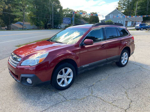 2013 Subaru Outback for sale at Wilson Motor Car Company in Moosup CT