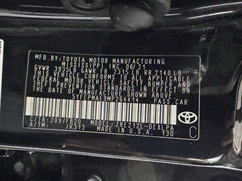 2021 Toyota Corolla LE