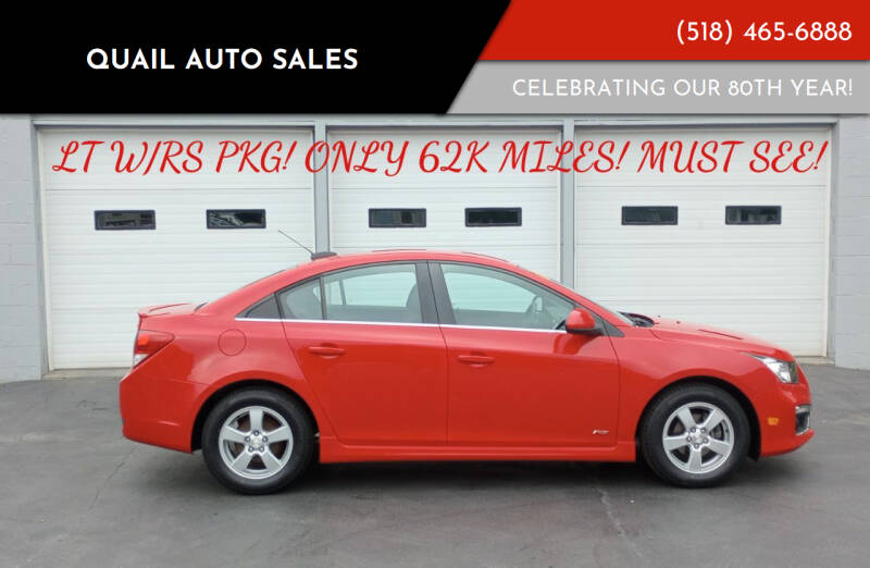 2016 Chevrolet Cruze Limited for sale at Quail Auto Sales in Albany NY