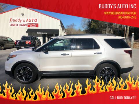 2013 Ford Explorer for sale at Buddy's Auto Inc in Pendleton SC