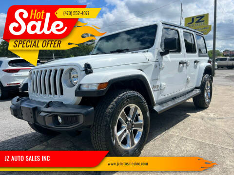 2018 Jeep Wrangler Unlimited for sale at JZ AUTO SALES INC in Marietta GA