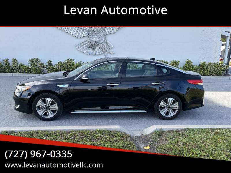 2017 Kia Optima Plug-In Hybrid for sale at Levan Automotive in Largo FL