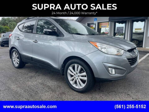 2013 Hyundai Tucson for sale at SUPRA AUTO SALES in Riviera Beach FL